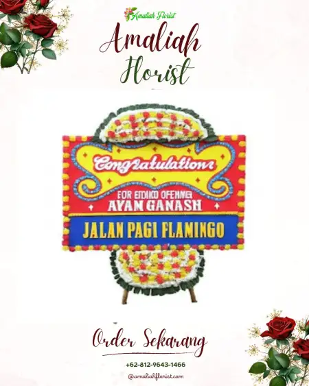 Sewa Papan Bunga Muncul